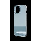 iDeal of Sweden iPhone 15 Pro Clear Case, Mirror Sky Blue