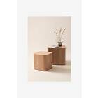 Jotex CUBO sidobord 2-pack 30x30 cm, 40x40 cm Natur