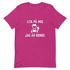 Fotomax T-shirt med bild texten "Lita på mig jag är bonde"