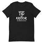 Fotomax T-shirt med bild texten "Jag har varken tid" Svart
