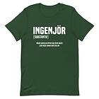 Fotomax T-shirt med bild texten "INGENJÖR"