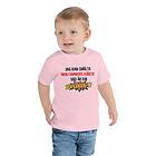 Fotomax T-shirt för barn med texten "Jag kan smälta farmors hjärta vad är din superkraft?"