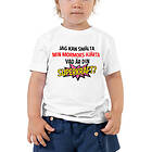 Fotomax T-shirt för barn med texten "Jag kan smälta mormors hjärta vad är din superkraft?"