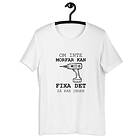 Fotomax T-shirt med texten "Om inte morfar kan fixa det så ingen"