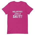 Fotomax T-shirt med bild texten "Helvetes jävla skit"