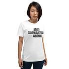 Fotomax T-shirt med texten "Jag? Sarkastisk? Aldrig."