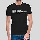 Fotomax T-shirt med texten "Jag bråkar inte jag bara förklarar varför har rätt"