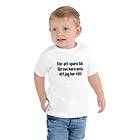 Fotomax T-shirt för barn med texten "För att spara tid"