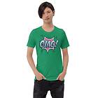 Fotomax T-shirt med bild texten "OMG!"