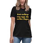 Fotomax T-shirt med bild texten "Det ordnar nog upp sig under dagen"