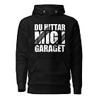 Fotomax Hoodie med texten "Du hittar mig i garaget"