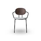 Sibast Furniture Möbler Piet Hein Matstol Svart med Armstöd Valnöt och Remix 123