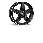 MAK Wheels Lewis Dark Black/polished Lip 9.5X20 5/112 ET57 CB66.6