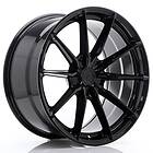 Japan Racing JR37 Glossy Black 10X20 5/112 ET25 CB66,6