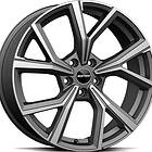 Matt GMP Mentor Anthracite Diamond 10X20 5/112 ET58 CB57.1
