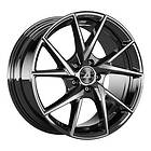 Alutec Adx.01 Diamant Schwarz Frontpoliert 7X17 5/114,3 ET48 CB67,1