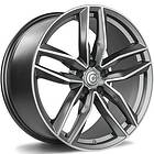 Matt Carbonado Style Anthracite Front Polished 9X20 5/112 ET35 CB66,5