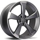 Matt Carbonado Twister Anthracite Front Polished 8,5X19 5/112 ET30 CB66,5