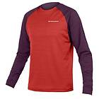 Endura Singletrack Long Sleeve T-shirt Röd S Man