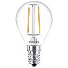 Philips LED Filament Klot 6.5W (60W) E14 806lm 2700K ND