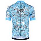 Cycology Velo Tattoo Short Sleeve Jersey Blå M Man