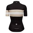 Santini Eco Sleek Bengal Short Sleeve Jersey Svart 2XL Women's