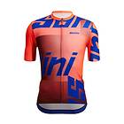 Santini Karma Logo Short Sleeve Jersey Orange S Man