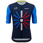 Santini Trionfo Tour De France 2023 Short Sleeve Jersey Blå S Man