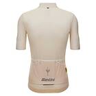 Santini Mj Mont Ventoux Short Sleeve Jersey Beige M Man
