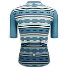 Santini Pendelton Short Sleeve Jersey Blå 3XL Man
