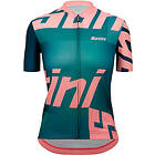 Santini Karma Logo Short Sleeve Jersey (Dam)