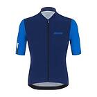 Santini Redux Vigor Short Sleeve Jersey Blå S Man