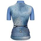 Santini Fango Short Sleeve Jersey Blå 2XL Women's