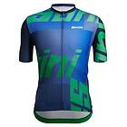 Santini Karma Logo Short Sleeve Jersey Blå XS Man