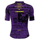 Santini Tour De France Official Puy De Dome 2023 Short Sleeve Jersey Lila XL Hom
