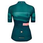 Santini Mirage Short Sleeve Jersey Grönt 2XL Kvinna