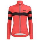Santini Coral Bengal Long Sleeve Jersey Röd XL Women's