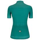Santini Colore Short Sleeve Jersey Blå 2XL Women's
