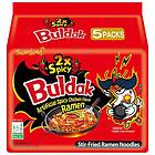 Samyang Buldak Hot Chicken Ramen Noodles 2x Spicy 700g (140g x 5)