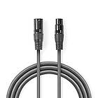 Nedis DMX Cable 3-Pin Dark Grey 20m