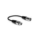 Hosa DMX512 Adaptor XLR5M to XLR3F 15cm