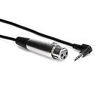 Hosa XLR Fe > 3,5mm Ma ST Angled 0,6 m