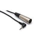 Hosa XLR Ma > 3.5mm ST Angled 1.5m
