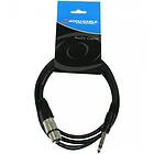 Accu-Cable 1xXLR Fe > 1x6.3mm Ma ST 3m