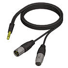 Adam Hall 1x6.3mm ST > 1xXLR Ma Fe 3m