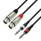 Adam Hall 2xXLR Fe > 2x6.3mm Ma MO [1m]