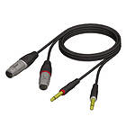 Adam Hall 2xXLR Fe > 2x6.3mm MO 3m
