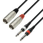 Adam Hall 2xXLR Ma > 2x6.3mm MO [1m]