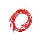 PCS Erica Synths Eurorack patch cables 90cm 5 Red Braided