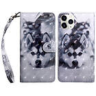Capida iPhone 13 mini Läderfodral plånbok Tryckt design